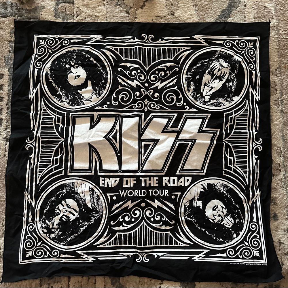 KISS graphic band bandana End of the road Tour (www)